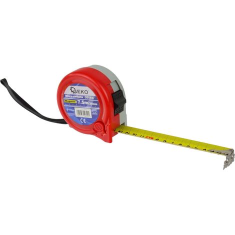 mètre ruban geko measuring tape 7,5 m 25 mm (1/3)