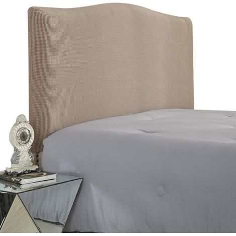 Le Sable 1.5M Housse de Protection de tête de lit Extensible Housse Anti-poussière Solide Couvre de tête de lit Décoration Chambre Le Sable