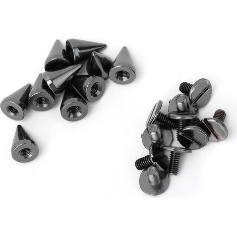 50 rivets en forme de balle de 710 mm, rivets punk, rivets pour l'artisanat du cuir, décoration de vêtements DIY (métal canon de fusil). (1/3)