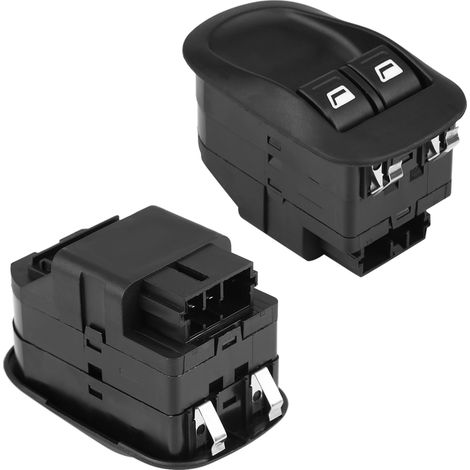 Elektrischer Fensterheberschalter vorne für Peugeot 206 1998-2010, Teilenummer 6554WQ, Fensterheber für Fahrer- und Beifahrerseite, kompatibles Autoteil. (1/5)