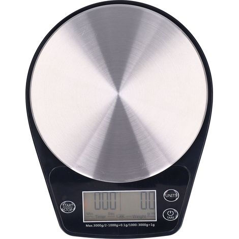 Balance à café de 0,1 g à 3 kg, haute précision, onces, grammes, minuteur intégré réglable, grand écran LCD, arrêt automatique, balance alimentaire (1/5)