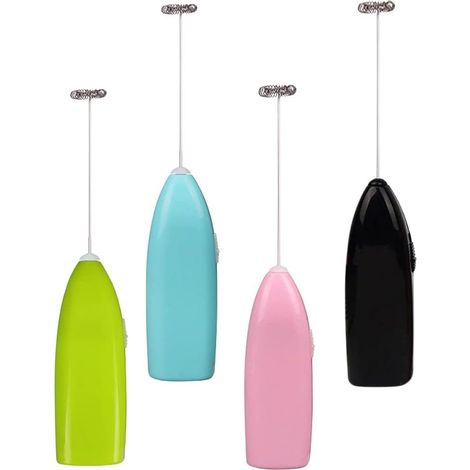 (Lot de 1) – Batteur à œufs électrique – Fouet pratique pour café et cappuccino – Mixeur plongeant pratique pour la cuisine