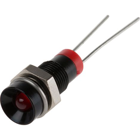 Voyant LED lumineux Rouge RS PRO, dia. 6mm, 2V c.c., taille de la lampe 3 mm ( Prix pour 1 )