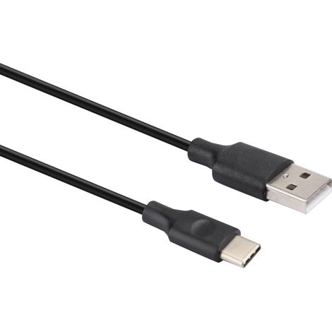 1 m (3,3 Fuß) langes PVC-Schnellladekabel Typ C (3 A) mit reinem Kupferkern und Datenübertragungsleitung (1/5)