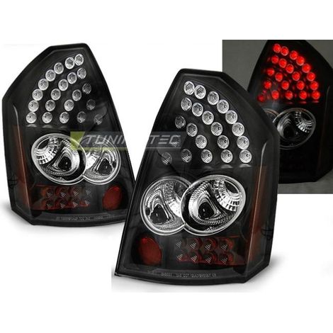 Paire de feux arriere Chrysler 300C 05-08 LED noir (1/2)