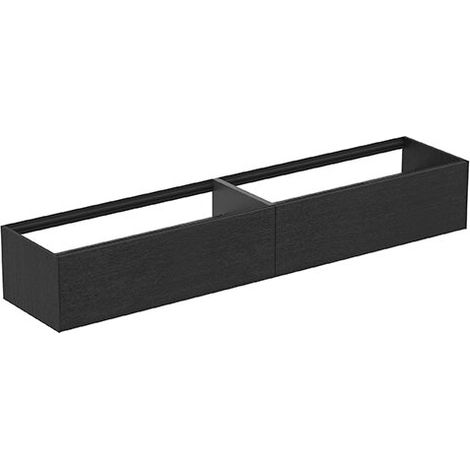 IDEAL STANDARD T4333Y4 Meuble bas WC Conca, 2 tiroirs, (1/2)