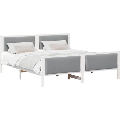 Maison Exclusive - Struttura del letto Grigio chiaro 180 x 200 cm Tessuto (1/5)
