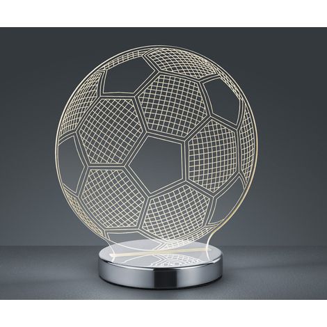 Ball tischlampe led mit interruptor 7 w dimmerable material metall farbchrom r52471106 (1/4)