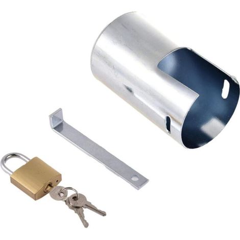 Serrure de robinet antivol, serrure de robinet, couverture de protection extérieure, fer en métal de haute qualité, multifonction (1/4)