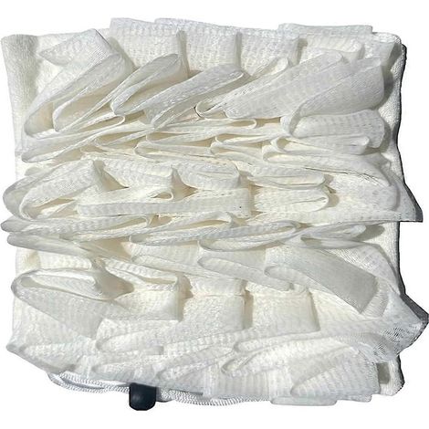 éponge de bain loofah 2 en 1, exfoliante et nettoyante en douceur -- (1/5)