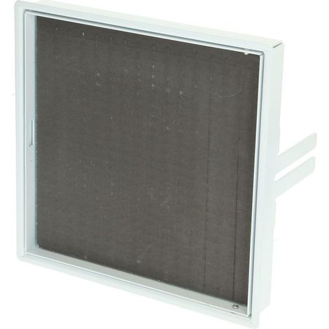 Plaque frontale avec porte pour coffret Premium pouvant être carrelé blanc