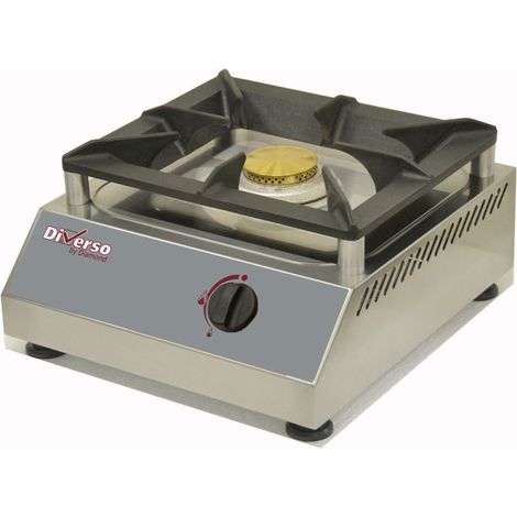 Réchaud de table gaz 1 feu vif 5 kw - Diverso
