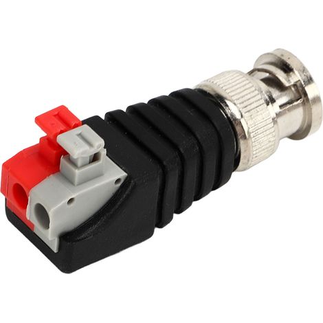 10 Stück BNC-Stecker (Spiralknopf) für Videoübertragung, BNC-Adapter für Cat5-Kameras und Überwachungskameras (1/5)