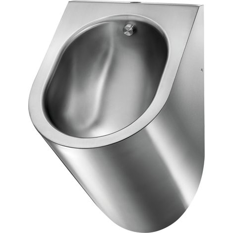 MEDICLINICS SNU126CS Urinario Antivandálico Acero Entrada Agua Vertical - ref: SNU126CS