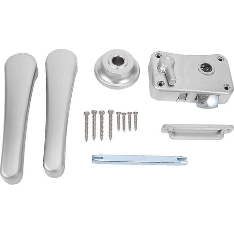 Verrou de porte de toilettes pour camping-car, verrou de porte de salle de bain, verrou de poignée pour caravane ou bateau, accessoires pour camping-car (1/5)