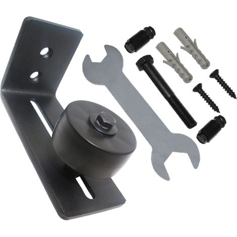 BEBUSINGOTO INSTALLER Rouleau de guidage au sol Guide de porte réglable Ferrure de porte coulissante Système de porte coulissante (1/5)