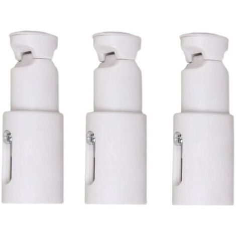 3 Pièces Fixations pour Radiateur Sèche Serviette, Support de Fixation pour Radiateur, Convient aux Radiateurs de Salle de Bains Droits ou Courbés (1/5)