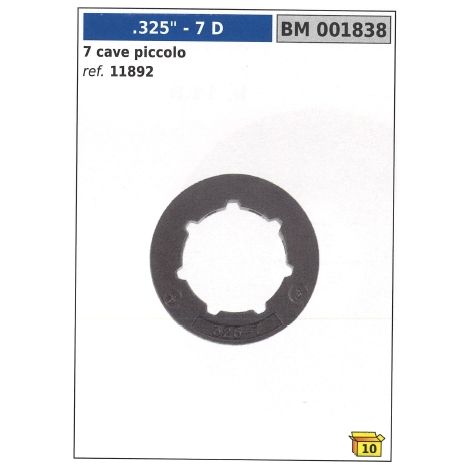 Anello autoallineante pignone NEWGARDENSTORE denti 7 .325" 7 cave 001838