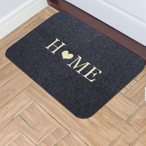 Pièces Paillasson, Tapis de Porte d'entrée, Tapis Intérieur Absorbant, Lavable et Antidérapant (1/4)