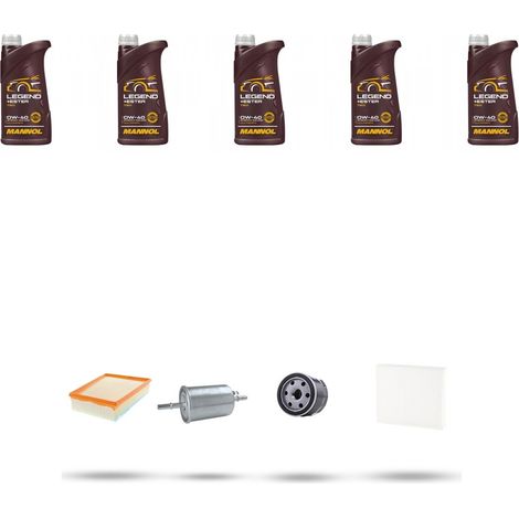 Kit tagliando 4 FILTRI e 5L OLIO compatibile con Renault Scenic III / Grand Scenic (JZ16) 1.4 16v 96kw Dal 2009 (1/5)