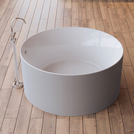 Baignoire Ilot Loom 2.0 130 grise 130 x130 x58 cm, by SPALINA (1/5)