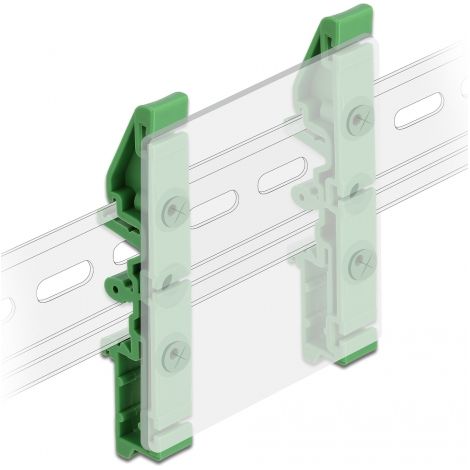 Delock Clip de carril DIN para PCB 85 mm 4 piezas