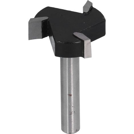 Mèches de rabotage du bois, raboteuse à tige de 6 mm, fraise à bois à pointe de surfaçage, outils de fraisage pour bois massif pour MDF (1/5)