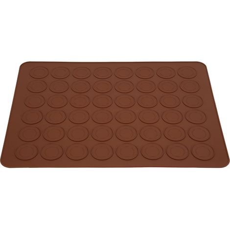 48 Trous en Silicone, Tapis de Cuisson Non-Adhésif pour Macarons, Gâteaux, Plaque de Four, Accessoires de Pâtisserie DIY (1/5)