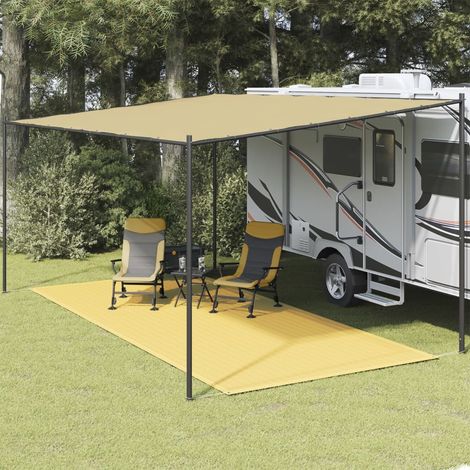 Tapis de tente,Tapis extérieur,Tapis de jardin 250x500 cm Beige CFW751429 (1/5)