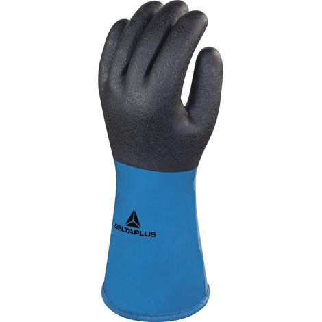 GANT DELTA PLUS PVC/NITRILE SUR SUPPORT ACRYLIQUE - BLEU - VV837BL0 T10