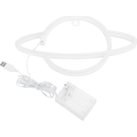 Lumière LED Néon Planète USB Décoration Murale Chambre Anniversaire Fête (1/5)