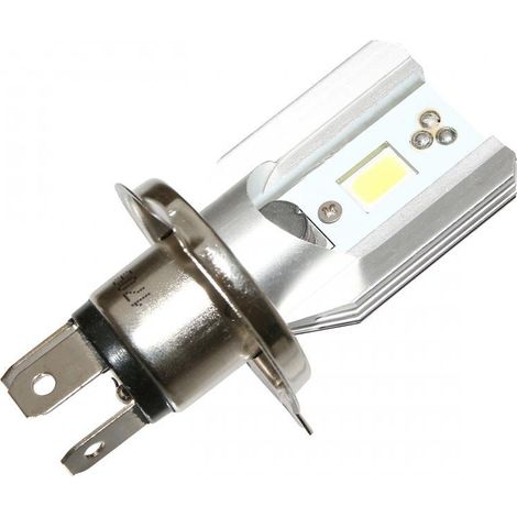 Ampoule H4 à LED blanche Replay 12V 240 lumens 6000K pour moto (1/4)