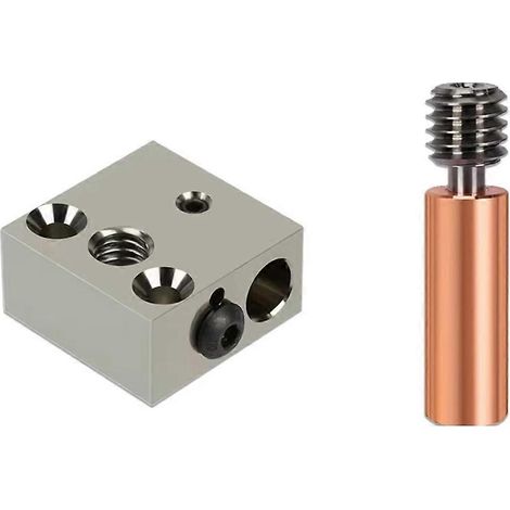 3D-Druckerteile CR10 Heizblock Bi-Metall-Düsenkit für Ender 3CR10 Extruder Hotend Upgrade Extruder Hotend Kit Teile (1/5)