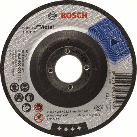 Bosch PRO Metal Trennscheibe 115 x 2,5 x 22,23 mm - 2608600005