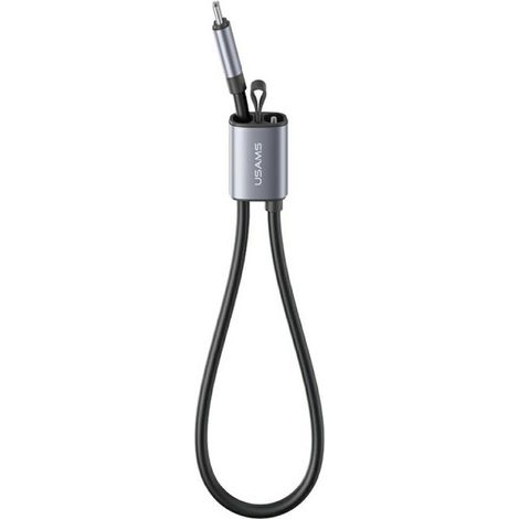 Cavo con cinturino da polso USAMS U97 da 60 W USB-C a USB-C da 30 cm, resistente all'ossidazione (1/5)