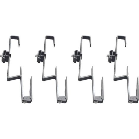 Vaillant Juego de anclaje para tejado tipo P /Colector Frankfurt uno al lado del otro (4 uds.), 0020067273