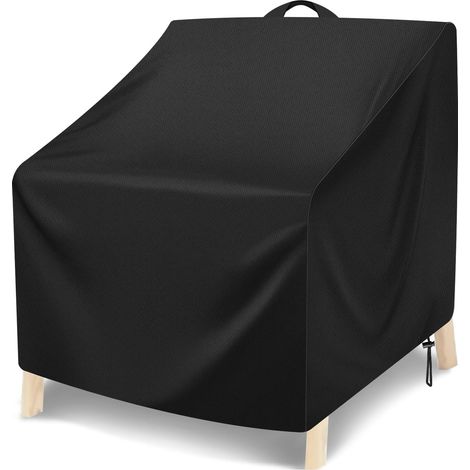 Housse Fauteuil Jardin - 1 Pièce - Oxford 420D - Imperméable Anti-UV - Pour Terrasse Balcon Adirondack - 102x109x124cm (1/5)