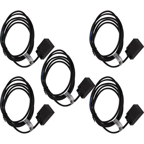 Détecteur de proximité inductif 5 mm, réponse rapide, anti-interférences, 2 fils, normalement ouvert (NO), 110-220 V CA. (1/5)