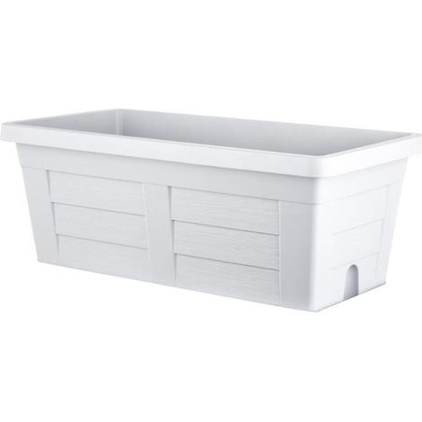 BAMA FIORIERA TIPO LEGNO 80 X 40 X H34 CM COLORE GHIACCIO