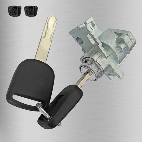 Ensemble de cylindre de serrure de remplacement pour le cylindre de serrure de porte gauche des modèles Honda Accord 2008-2013 (8e génération). (1/4)