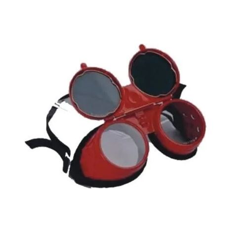 Schutzbrille dedra des020 Filter 5 DIN Metall 4 Stück (1/3)