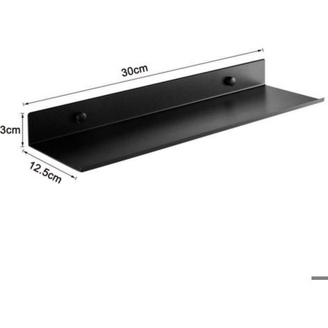 Caddie de douche et étagère de cuisine - - Aluminium - Noir - Antirouille - Rangement mural (1/5)