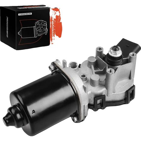 Motor del limpiaparabrisas, 12V, 4 pines de conexión, compatible con AUDI, instalación frontal, construcción duradera. (1/5)