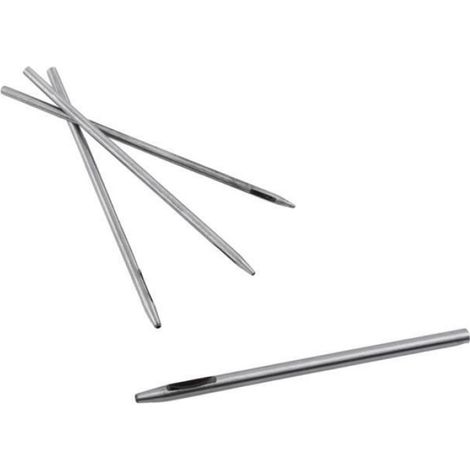 Mxzzand Perforateur en cuir Outil de poinçonnage pour le cuir, ensemble d'artisanat de trous de perçage creux chaussures ceinture (1/4)