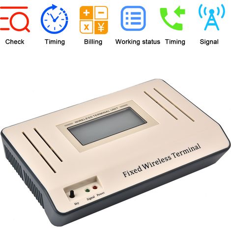 Terminal GSM fixe pour alarme avec enregistrement, 100-240V, compatible Quadri-bande Européen (1/5)