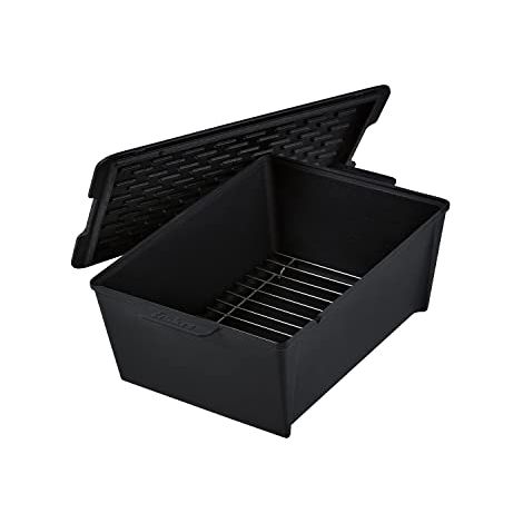 Enders Switch Grid Dutch Oven - Rib Roaster per Griglia a Gas - Per la preparazione di piatti brasati o stufati - Accessori BBQ - Nero 7795 (1/3)