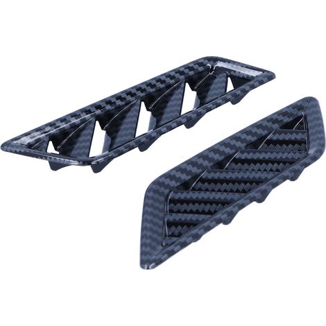 2 pièces Cadre de garniture de grille d'aération supérieure de tableau de bord Gauche Droite Style fibre de carbone Compatible avec MK8 2020‑2021 (1/5)