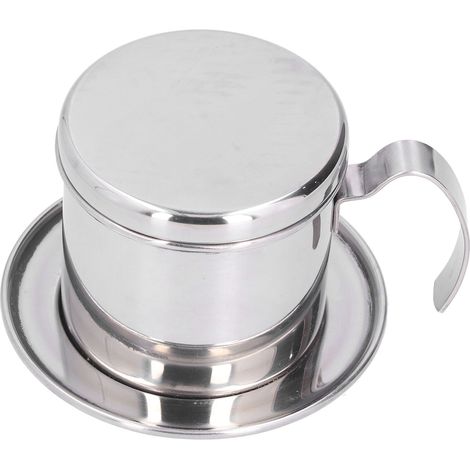 Filtre à café vietnamien en acier inoxydable réutilisable, cafetière traditionnelle pour café filtre (1/5)