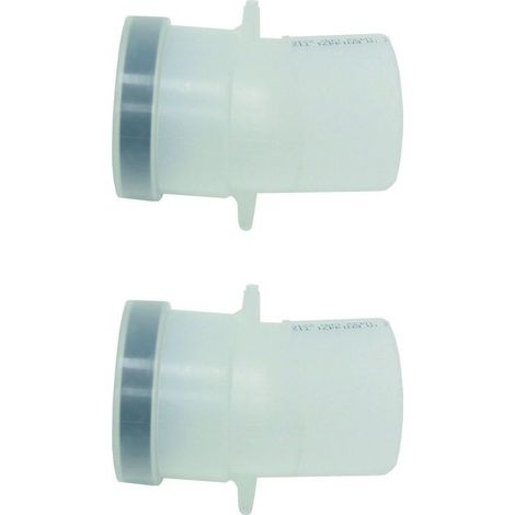 Vaillant Coude 30 degrés (2 pièces) cond. pour conduit de fumée rigide DN 80, PP, 303258