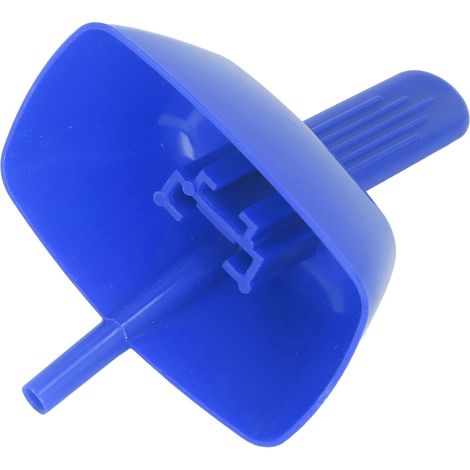 Tropffester ABS-Eiscremebehälter mit Strohhalm für Kinder (blau) (1/4)